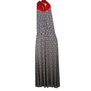 Mud Pie Leighton Maxi 3 Way Dress‎ Geometric Design Size Small NWT